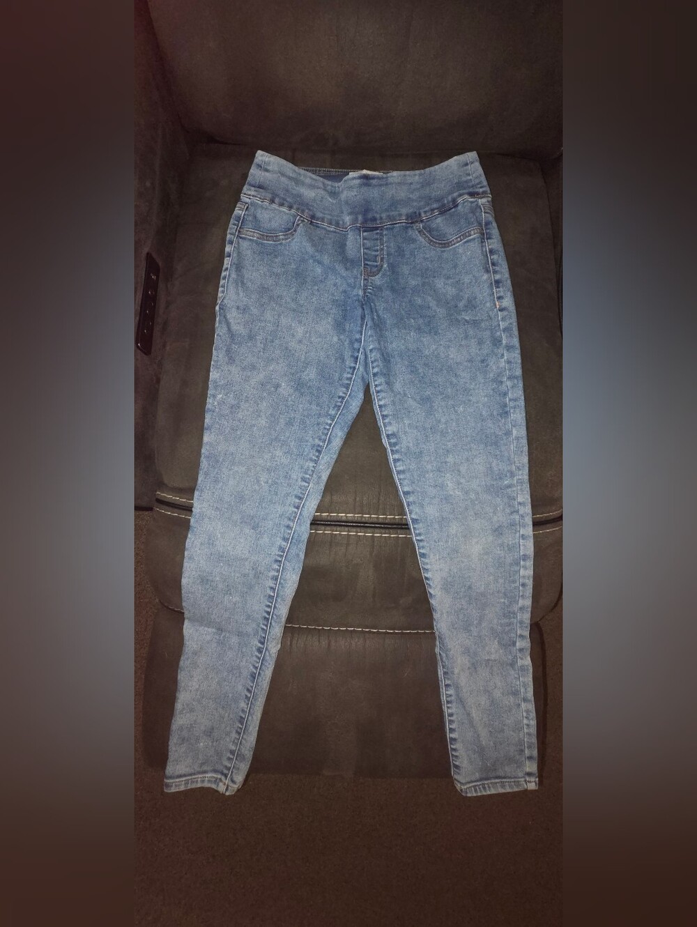 Girls’s Juniors Light Blue Skinny Jeans Leggins Sz Medium